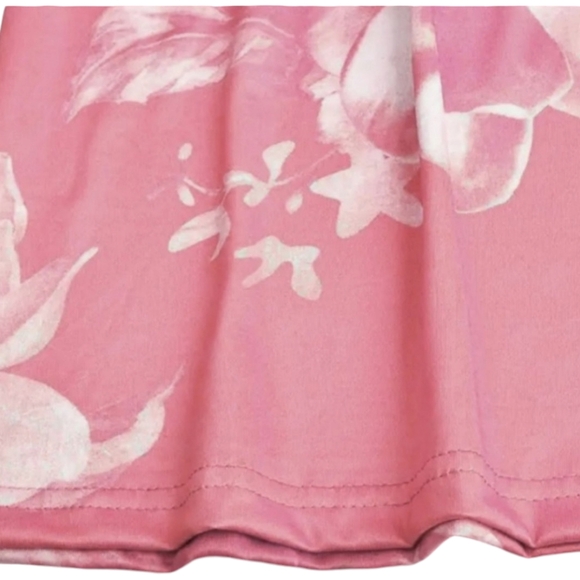 Women's Floral Pink Spaghetti Strap Dress Size XXL/14 - Picture 4 of 12